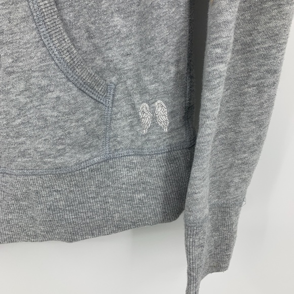 Victorias Secret Small hoodie gray sweatshirt - Picture 3 of 5